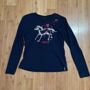 Girls Long-sleeve Ariat shirt